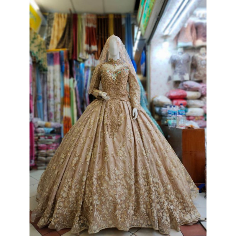 GAUN PENGANTIN BARBIE MODERN//GAUN WEDDING MEWAH//GAUN