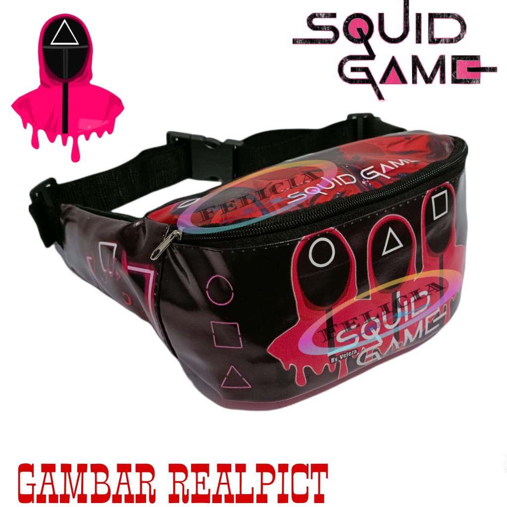 wasbag + topi squid game produk baru