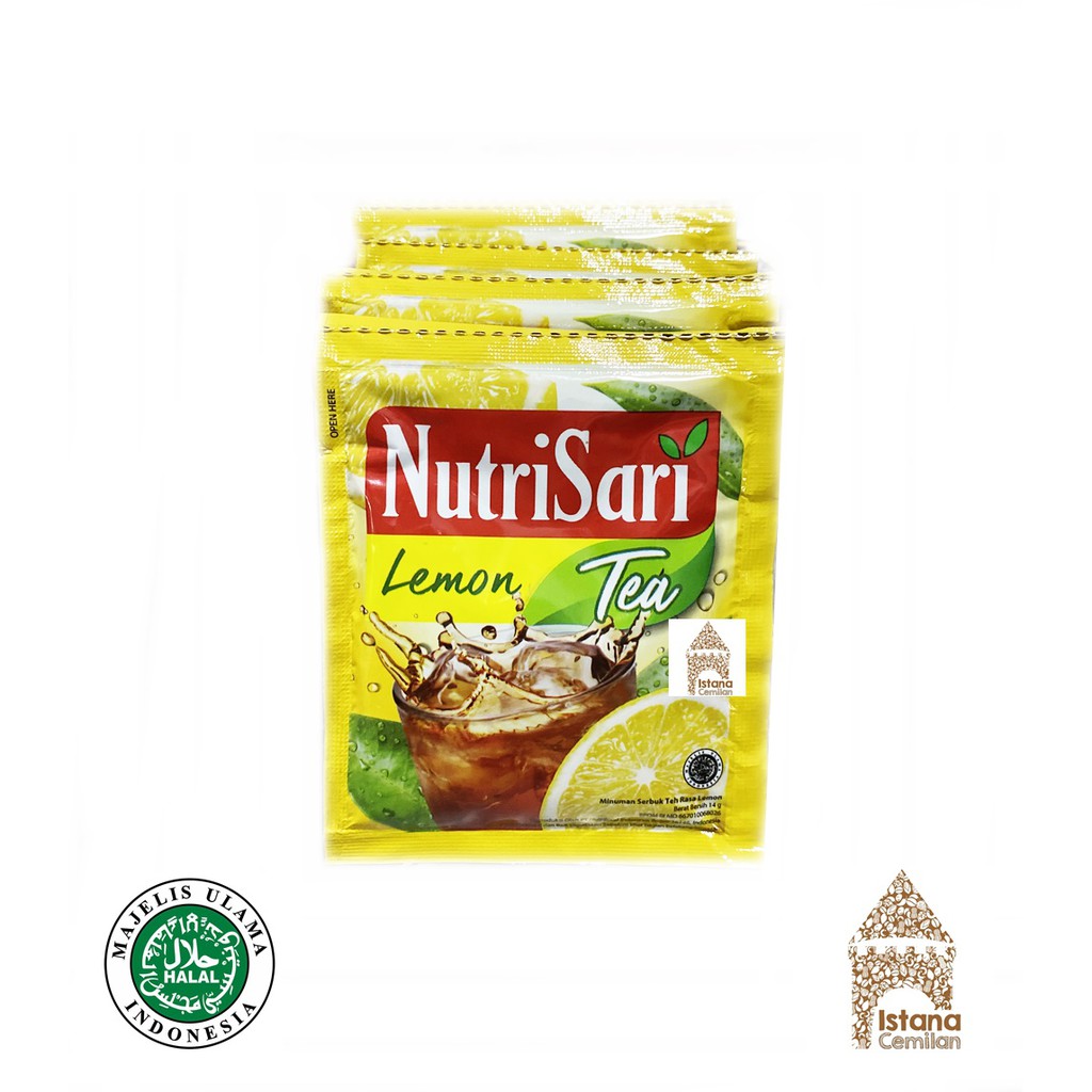 Nutri Sari Lemon Tea / Teh (isi 10 pcs)