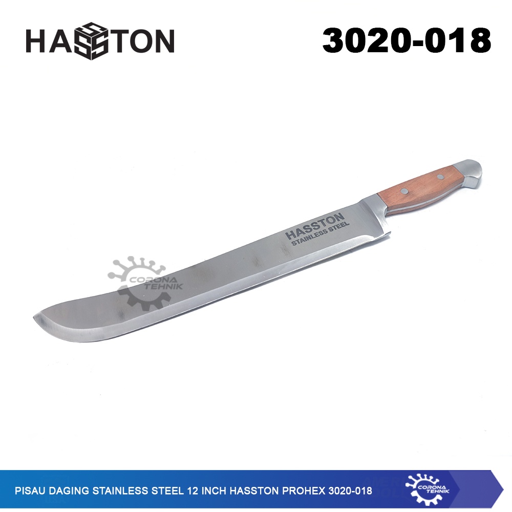 Hasston Prohex 3020-018 - Pisau Daging Stainless Steel 12 Inch