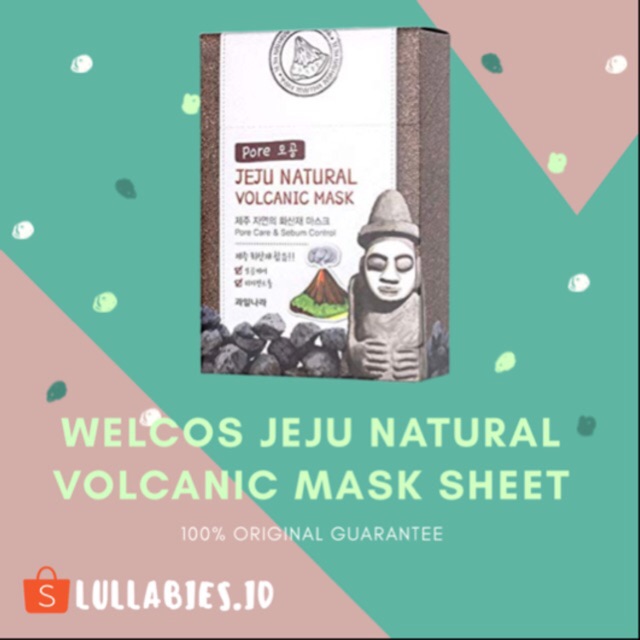 Welcos Jeju Natural Volcanic Mask Sheet