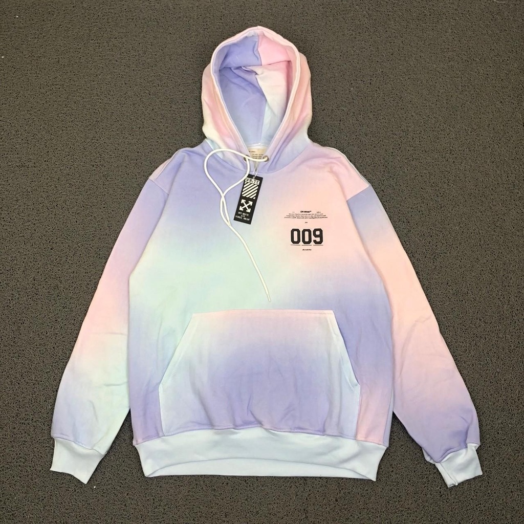 JAKET SWEATER HOODIE OFF WHITE ARROW 009 TIE DYE