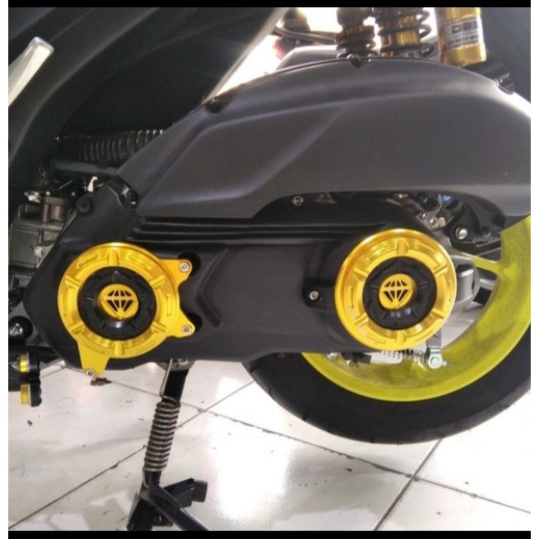 Ttup Cover CVT 2pcs All New Nmax2020/Aerox2020 Black Diamond