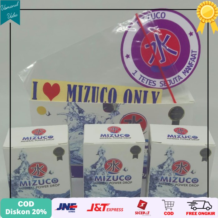 

◾COD◾ MIZUCO mineral power drop 15ml harga satuan posting member original