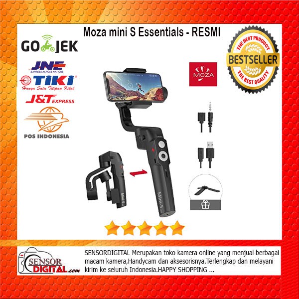 Moza Mini S Essentials 3-Axis Smartphone Gimbal Stabilizer - ORIGINAL
