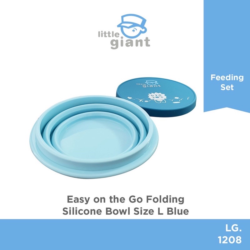 Little Giant Easy on the Go silicone Bowl L - Mangkok bayi