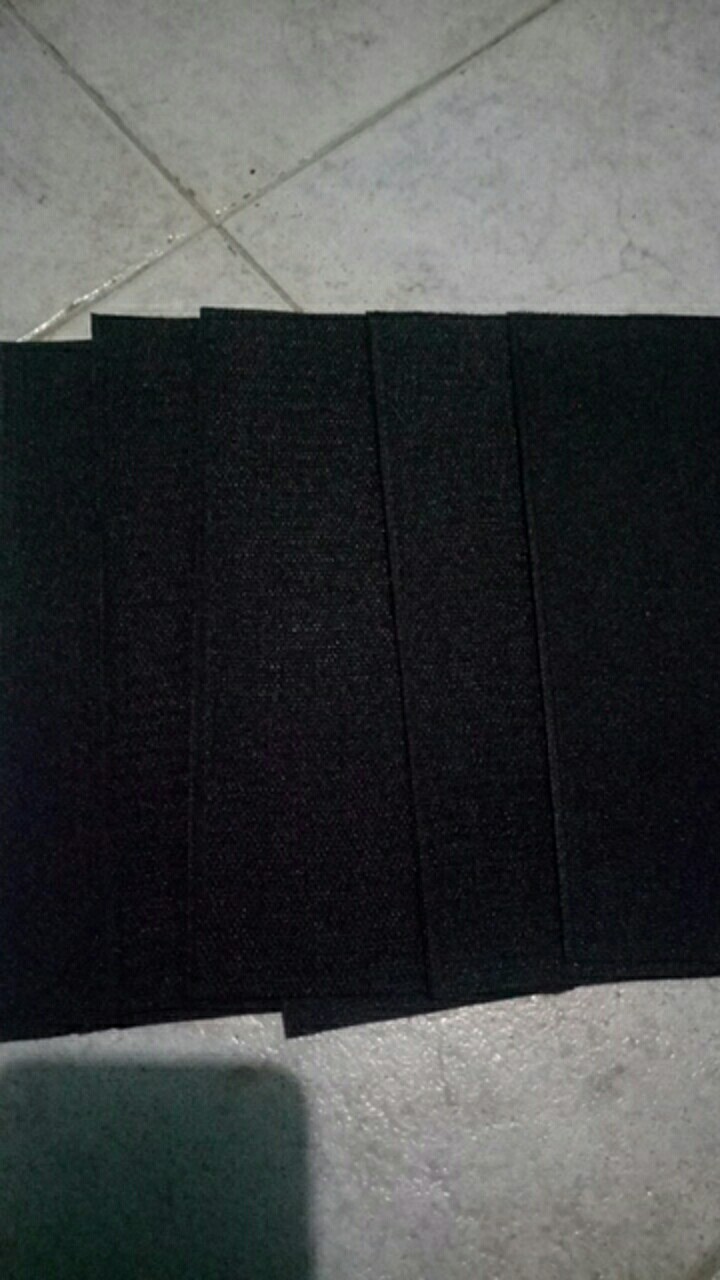 Velcro/perekat Hitam Ukuran 10 Cm