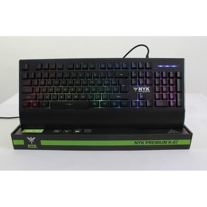 Keyboard NYK K07 Gaming Keyboard Audio Sensor RGB Modern