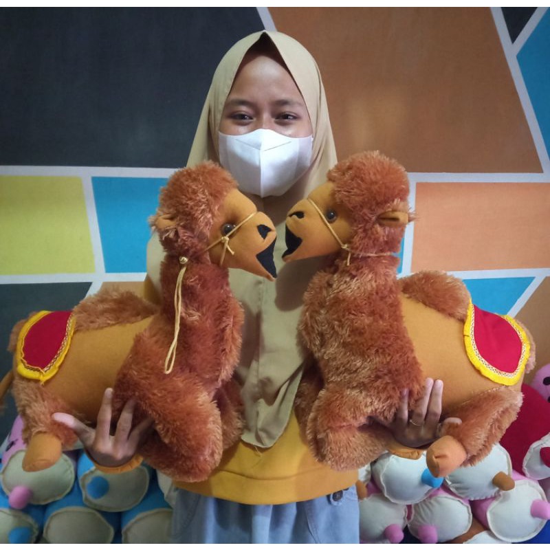 Boneka Unta Arab Padang Pasir size M Mainan Anak Murah