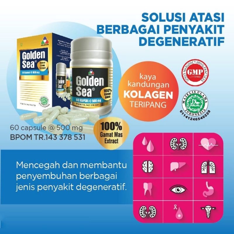 Golden Sea/Gamat Mas/Teripang/Kolagen