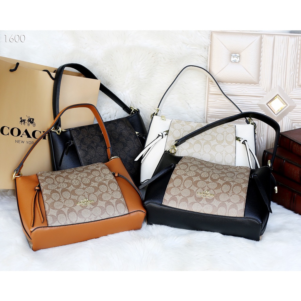 Coa Small Marlon Shoulder Bag Signature #1600