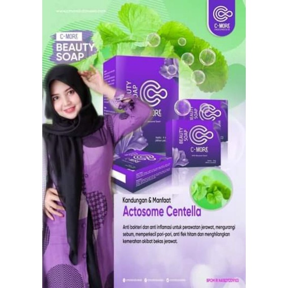 NAILACOLLECTION C-more Beauty Soap Dengan Aroma Baccarat / Sabun kecantikan