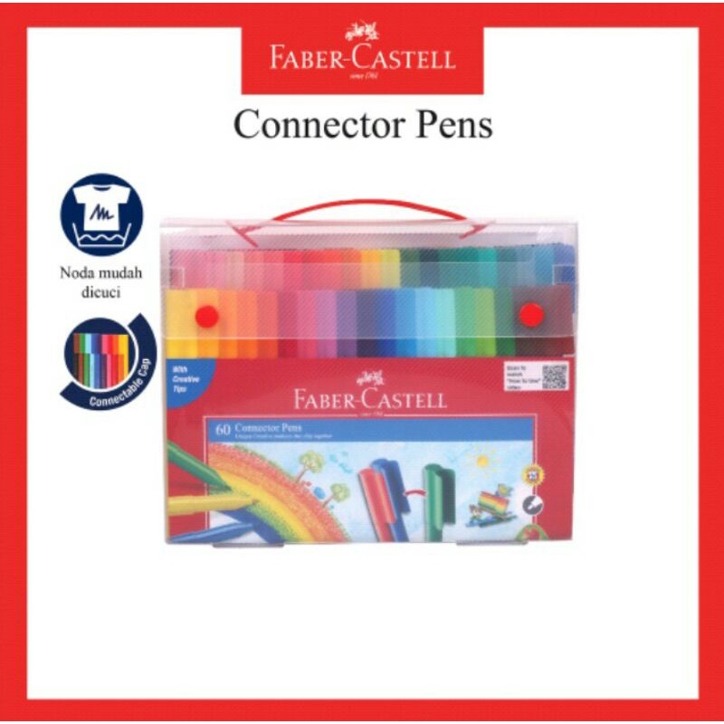 

connector pen faber castell 60 warna