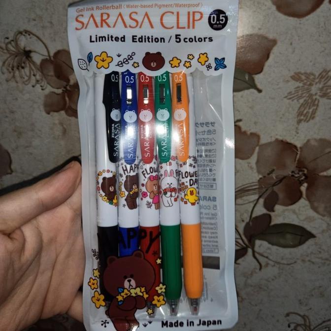 

@#@#@#] Zebra Sarasa Line 2 Flower 0.5 Limited Edition Set (5 pens)