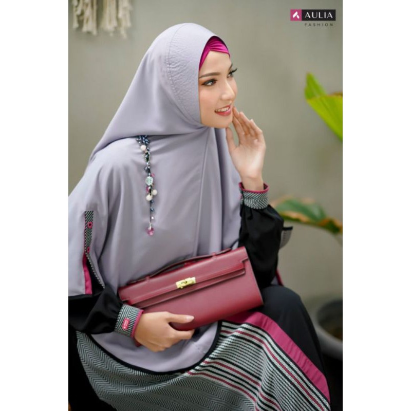Gamis Sultan 8 Jet Black Aulia Fashion