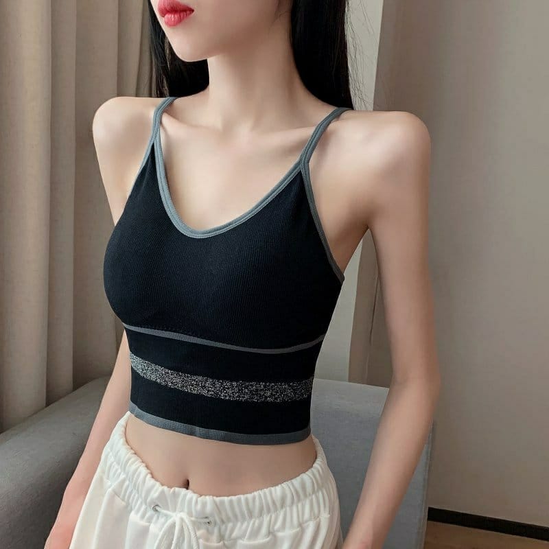 Tanktop bra tanktop crop tangtop crop crop top 014