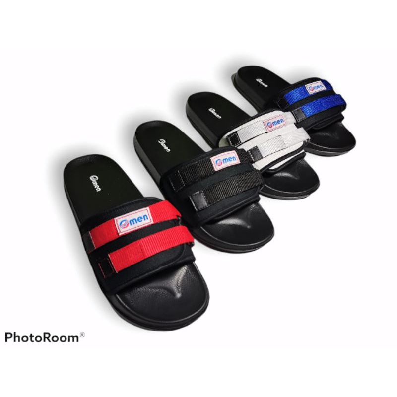 ORIGINAL NEW SANDAL SLIP ON SELOP OMEN PREMIUM