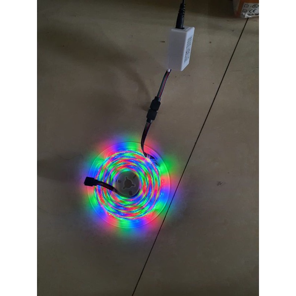Lampu interior Led Strip RGB 2835 5Meter remote 44mode lampu outdoor