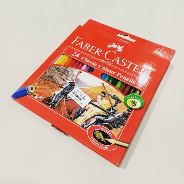 

Pensil warna Faber-castell 24 warna
