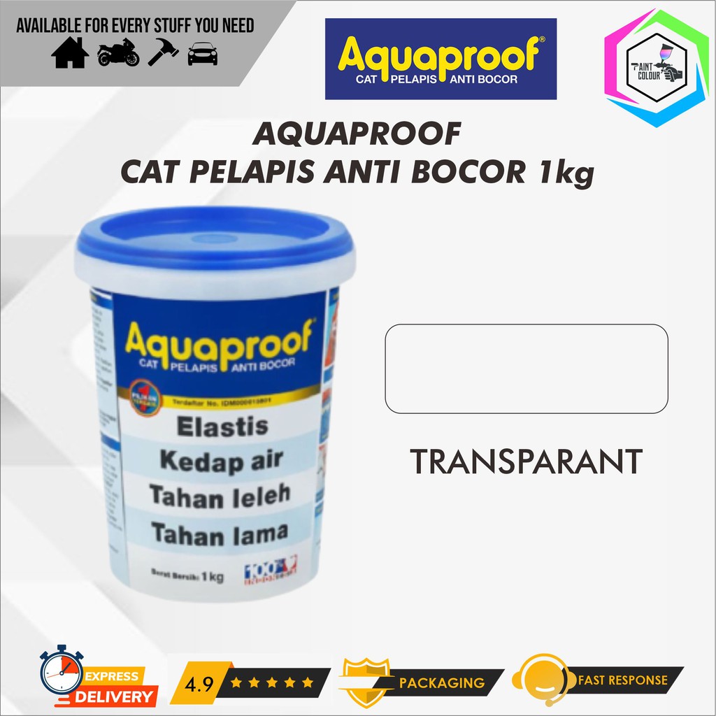 Aquaproof Cat Pelapis Anti Bocor 1KG Transparant