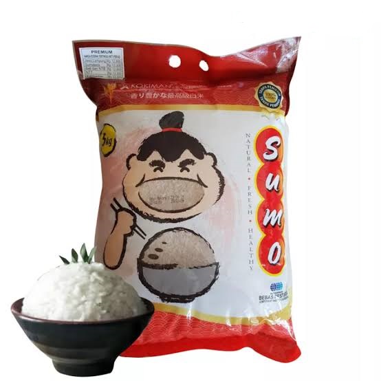 BERAS PREMIUM SUMO MERAH 5KG NASI SUSHI PULEN HALAL MUI