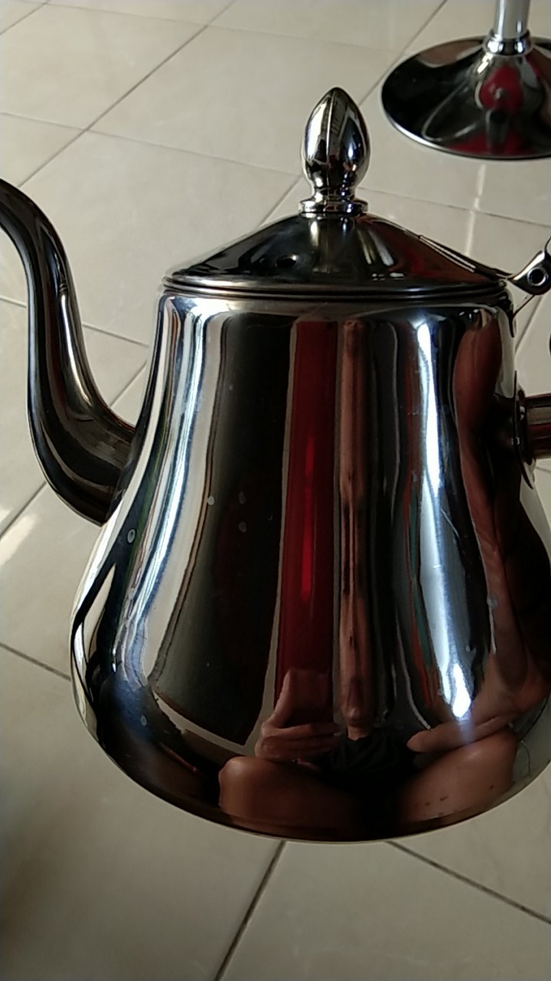 Teko Air Teh Kopi Water Kettle Teapot 1.2l With Filter Stainless Steel