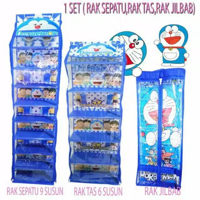 RAK SET HBO 3 IN 1 ( RAK TAS+RAK SEPATU+RAK JILBAB )