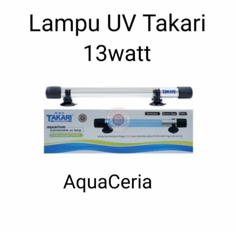 lampu uv aquarium celup takari 13 watt