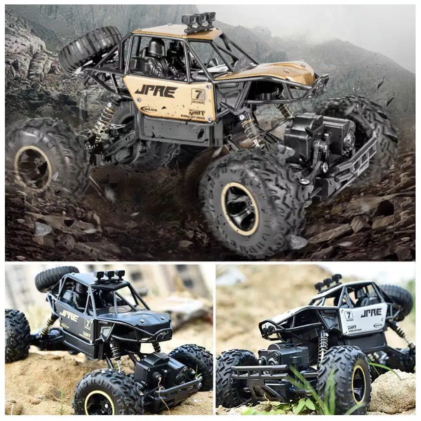 Rock Crawler 1:16 4WD Remote Control 6141 Offroad Truck Mainan Mobil Remote Kontrol  Monster 1:18