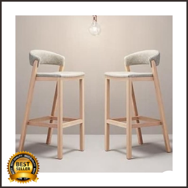 KURSI BAR DUDUKAN DAN SANDARAN BUSA KURSI BAR KAYU JATI