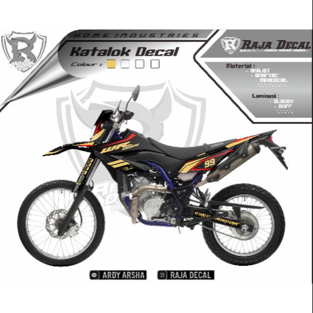 Decal sticker WR155 stripp