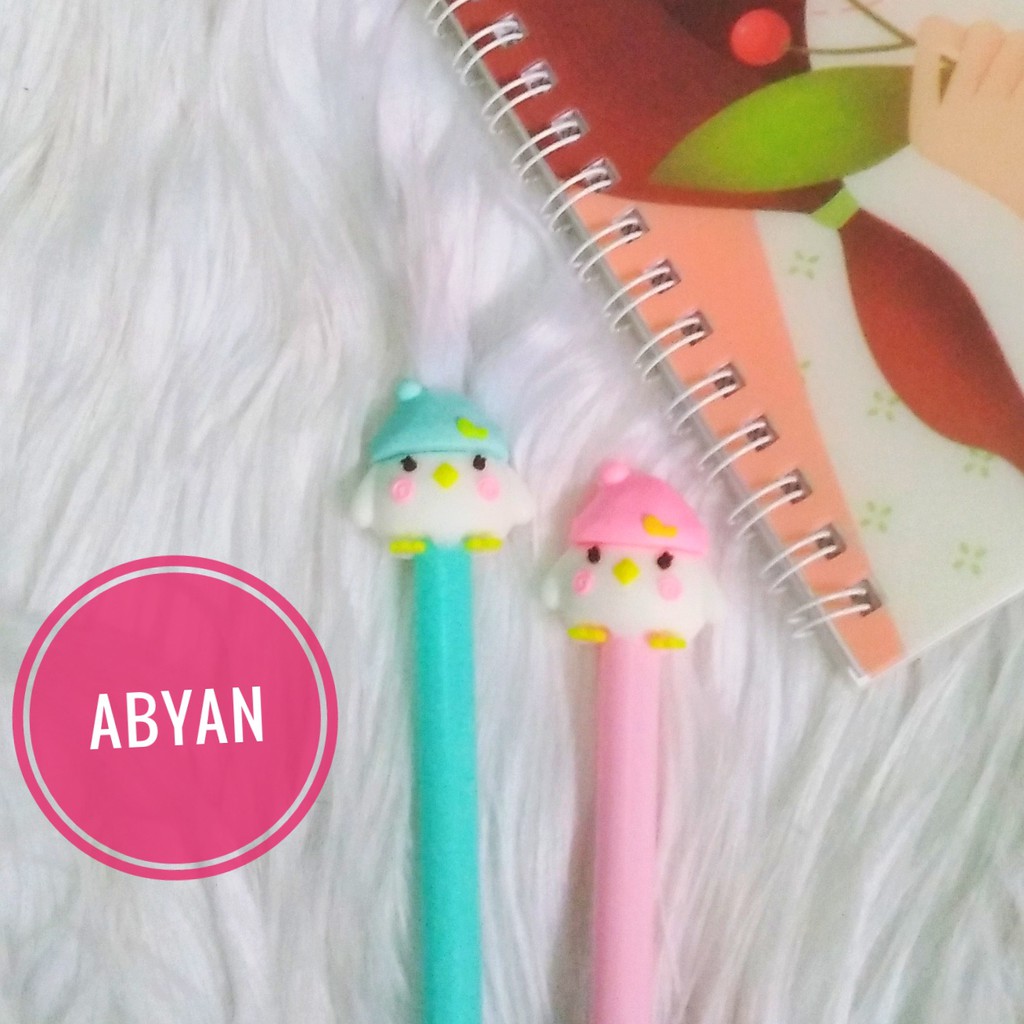 

Pulpen Gel Karet Karakter Anak Ayam Lucu Murah Berkualitas