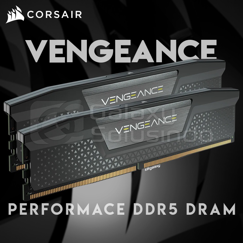 Corsair Vengeance 32GB (2 x 16GB) DDR5 5600MHz C36 - Black CMK32GX5M2B5600C36 Memory RAM