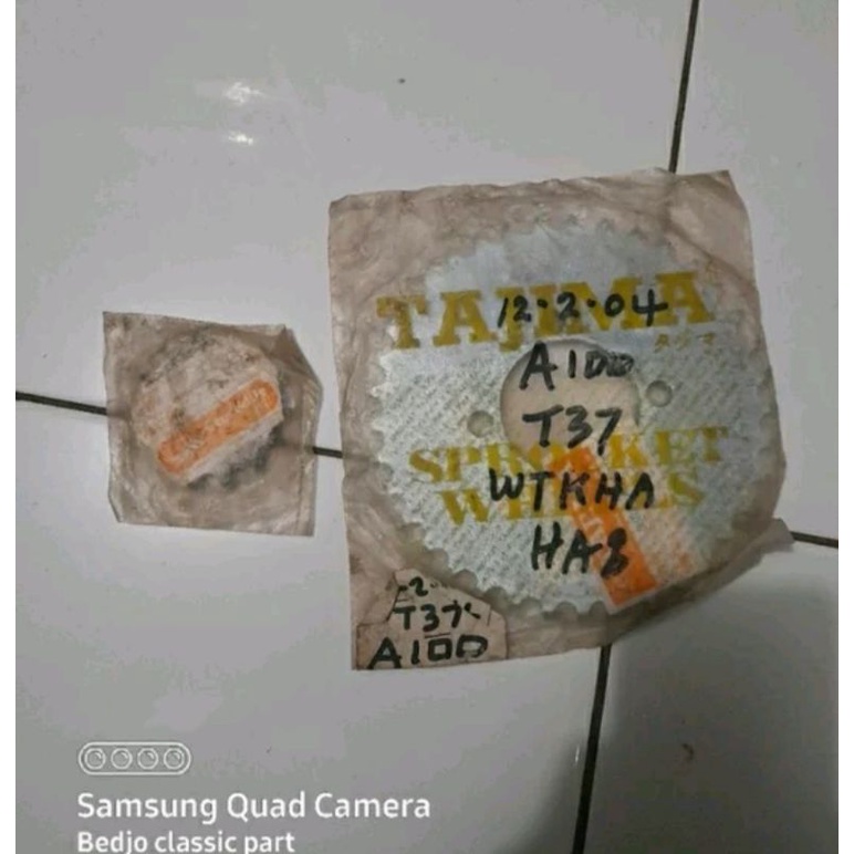 gear set depan belakang suzuki A100 merk tajima.