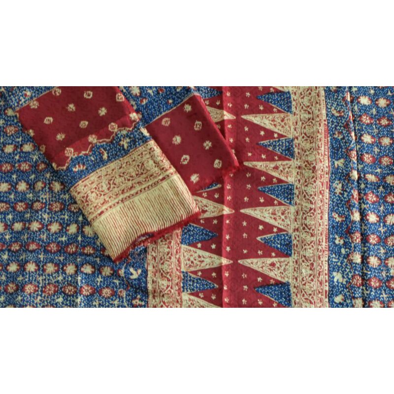 kain batik viscose semi sutera cirebon trusmi batik fariza cap tulis sarimbit couple jupri sembagi