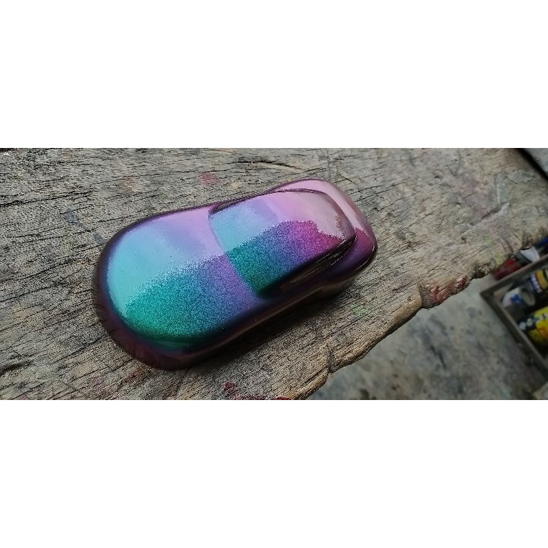 

cat bunglon 3 warna, kameleon paint, chameleon paint pigmen