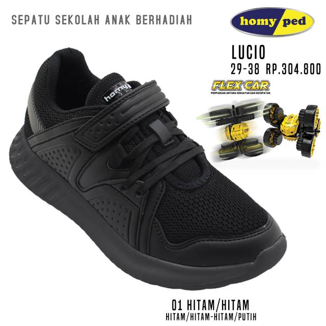 Sepatu Anak Homyped LUCIO SERIES Original Berhadiah Mainan MOBIL FLEX CAR 2020