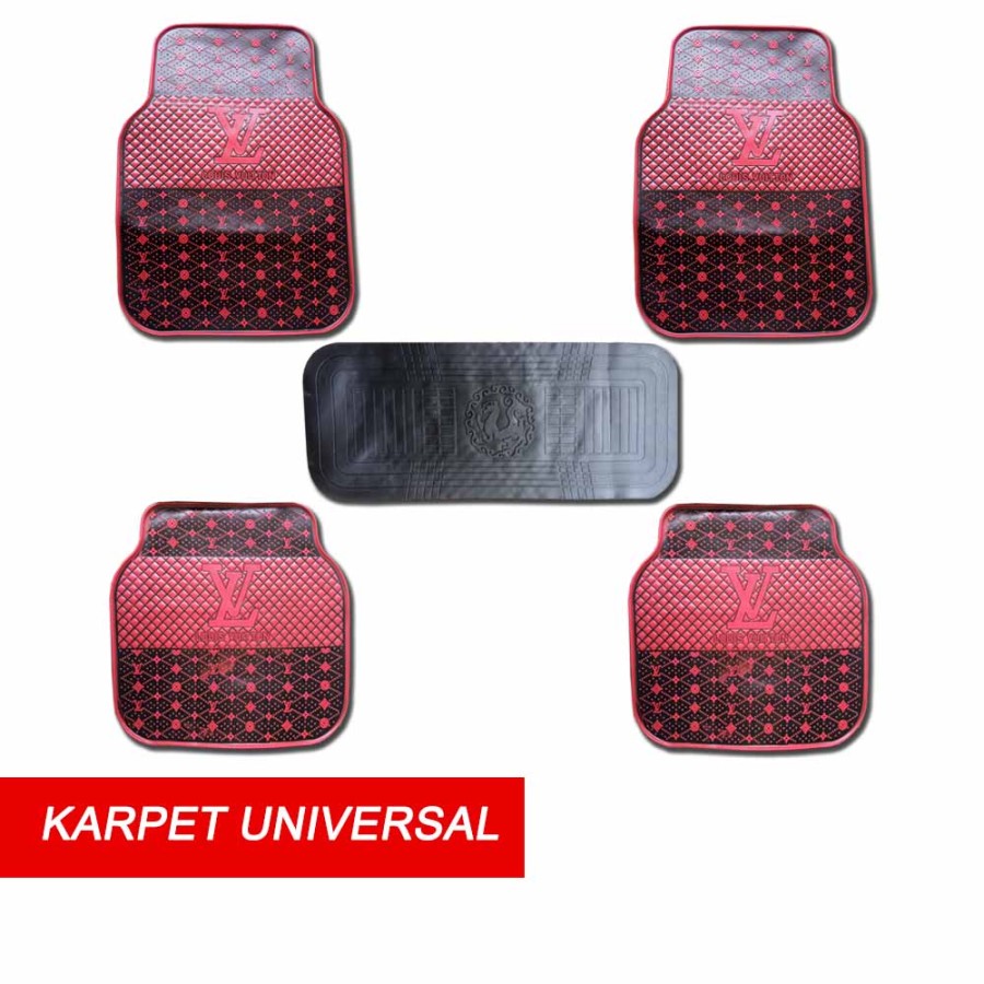 KARPET MOBIL ELEGANT / CARMAT COMFORT LV 5 PCS UNIVERSAL DEPAN BLKG