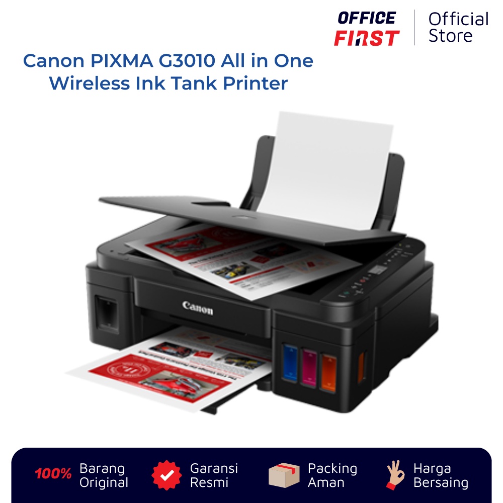 Printer Canon PIXMA G3010 - All in One - Wireless / WiFi - Ink Tank