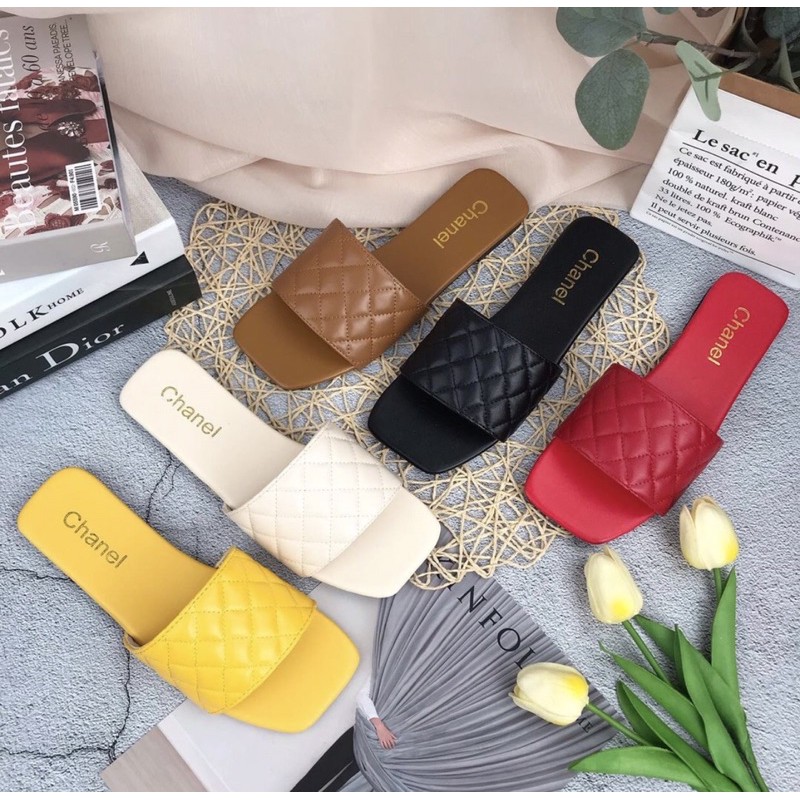 sendalflat wanita b12a import realpict