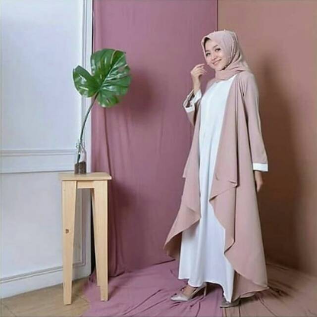 Azkia dress/ dress muslim/ gamis muslim