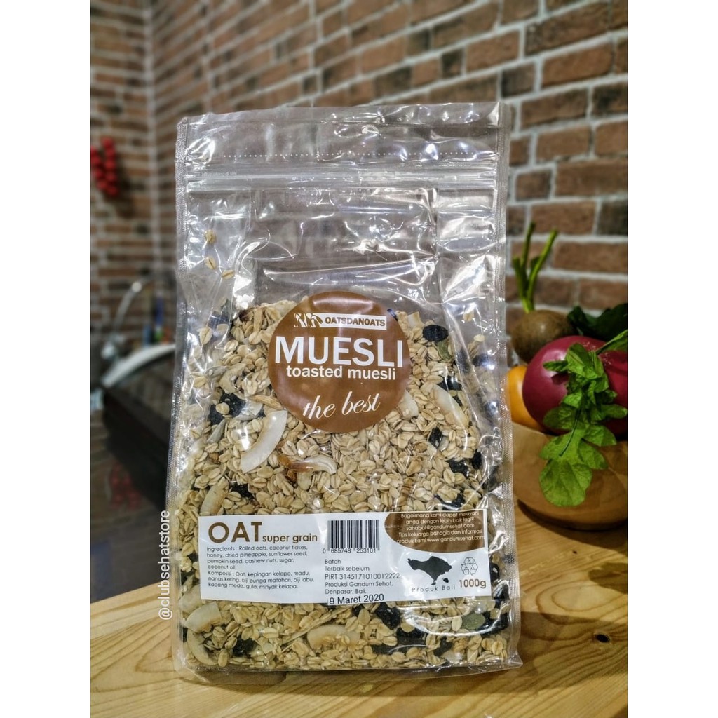 

Oatsdanoats Granola Toasted Muesli 1kg