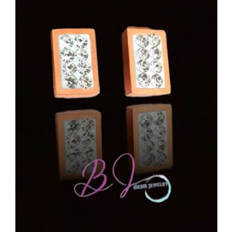 ANTING TUSUK MODEL PERSEGI PANJANG MATA/ ANTING TUSUK TITANIUM/ AKSESORIS WANITA KOREA