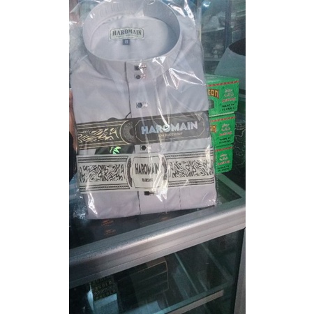 jubah haromain kancing premium
