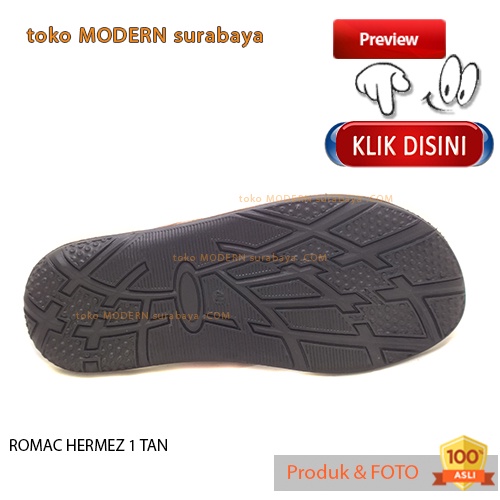 ROMAC HERMEZ 1 TAN sandal pria sandal jepit flat flip flop