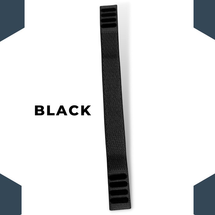 Straps band Antibacterial Ultrafit Nylon Singletrek1 for Garmin Black