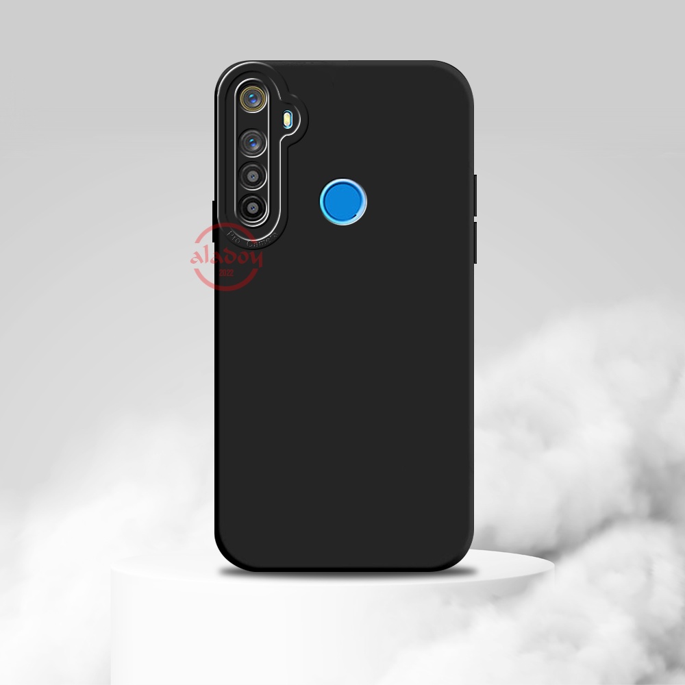 Case Realme 5 / 5I / 5S Soft Case Liquid Silicone Pro Camera Premium Casing