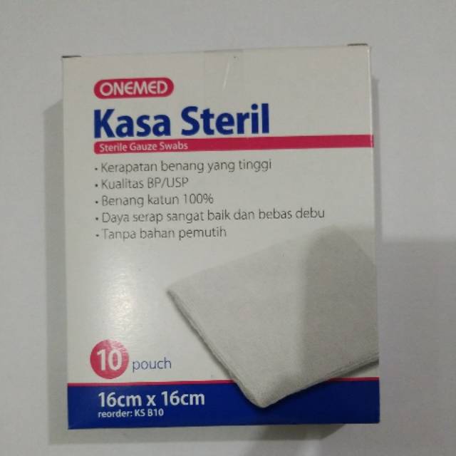 Kasa steril one med dan kasa hexa husada