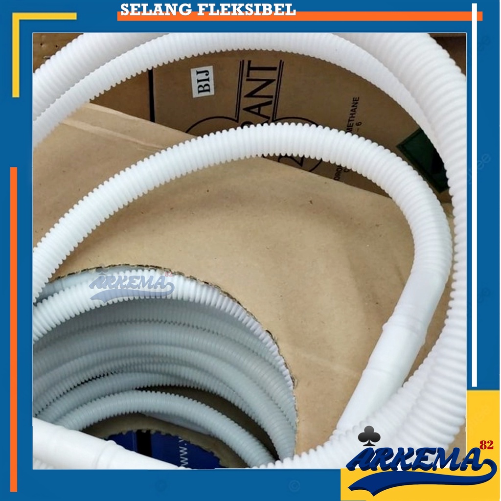 FLEXIBLE DRAIN PER METER | SELANG PEMBUANGAN AC | SELANG DRAIN / SELANG AIR MESIN CUCI | SELANG AIR