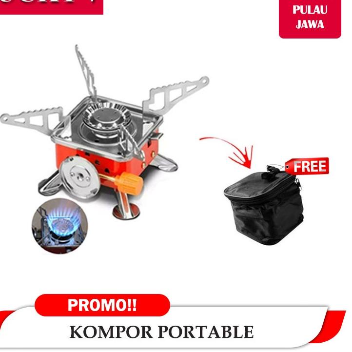 ❈ Kompor Camping Gas Kotak Mini Portable Stove Gas Kompor Portable / Kompor Mini Portable / Kompor C